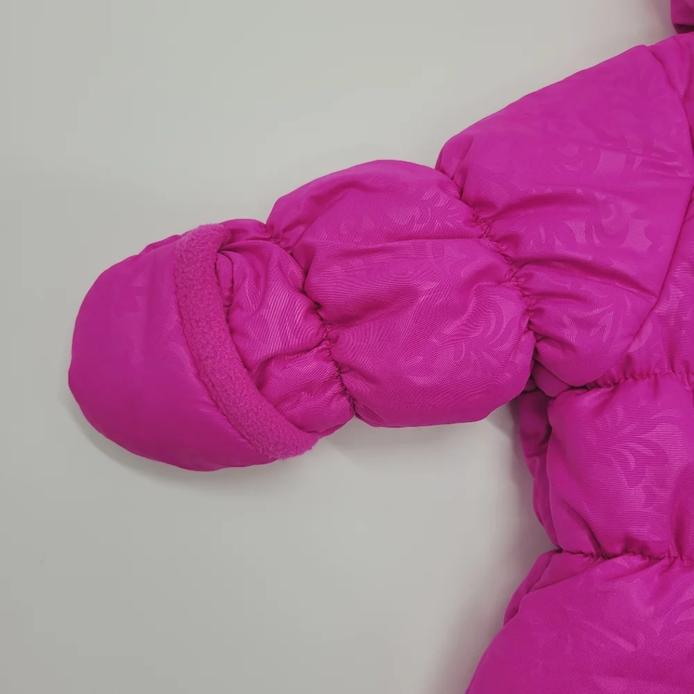 1881 S. Rothschild Snowsuit Pram Suit One Piece Magenta Pink Outerwear 3-6mo NEW